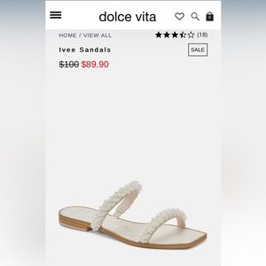 Dolce Vita Ivee Sandals - Size 8.5